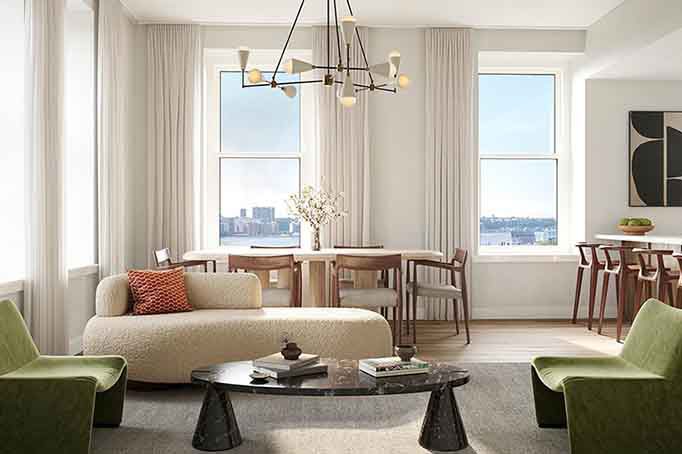 150 Barrow Street West Village Manhattan Livingroom