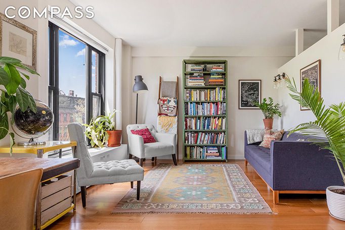 345 Clinton Avenue, 5-D Living Room