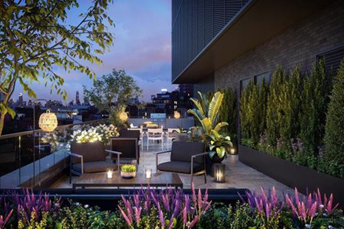 Roofdeck at 323 East 79th Street, NYC