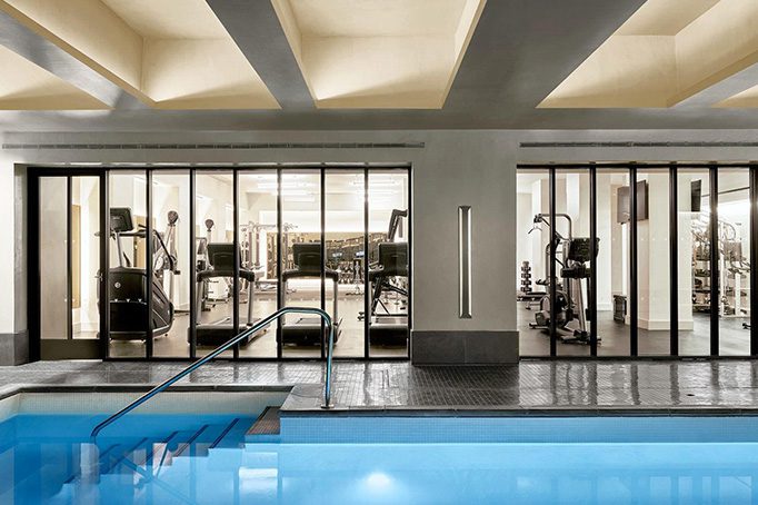 Pool and Gym at 543 West 122nd Street, Vandewater, NYC