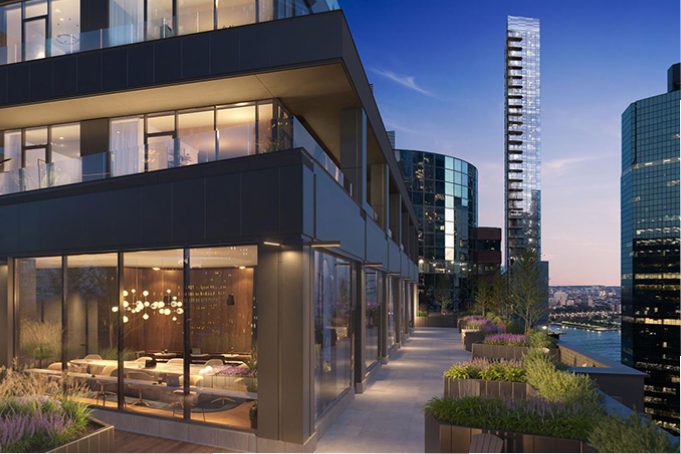 160 Waters, Pearl House Seaport, NYC, Roof Deck in Sky House